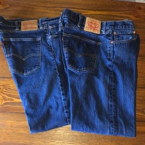 COPY - 2 Pairs Levi’s 505 40 x 30 Jeans